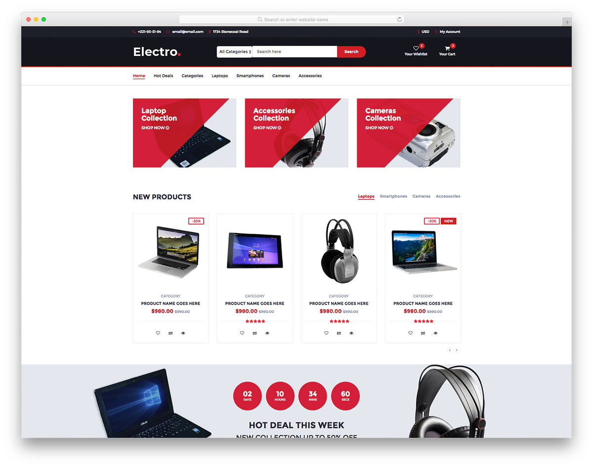 electro-free-ecommerce-template